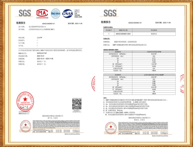 SGS Test Report ADH23-0054601-01